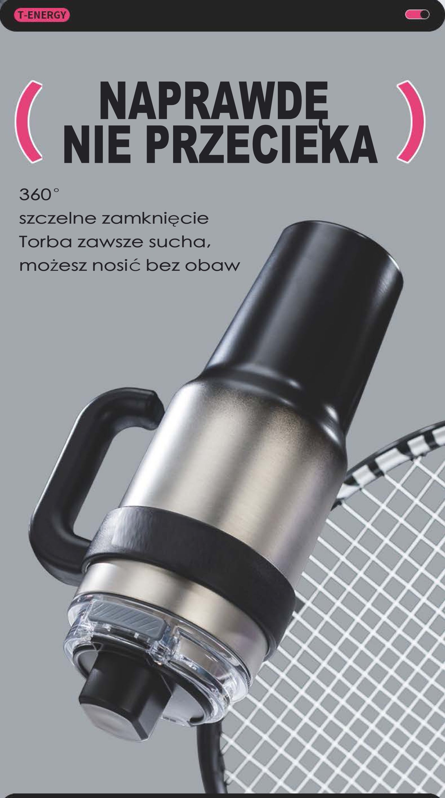 Kubek Termoizolacyjny Stal 316 Duża Pojemność Ceramika Dwustronny