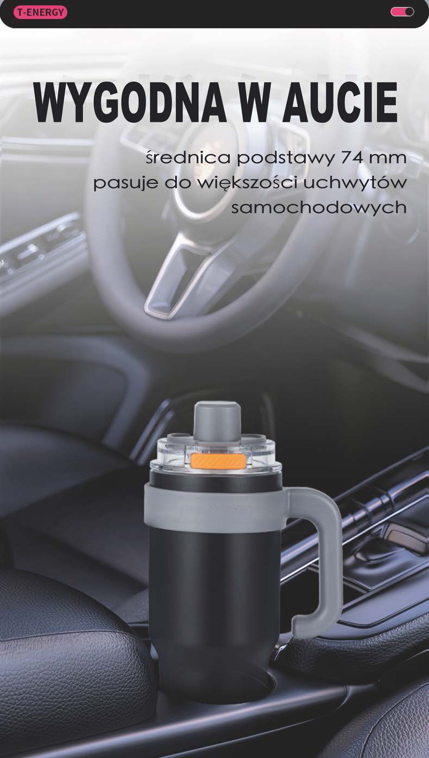 Kubek Termoizolacyjny Stal 316 Duża Pojemność Ceramika Dwustronny