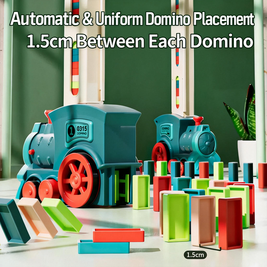 Automatic Domino Train – Educational Toy for Kids